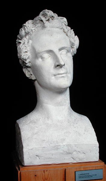 Bust of Alphonse de Lamartine (1792-1869) 1829 by Pierre Jean David dAngers